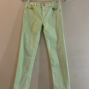 Lime green pac sun girls Jean pants